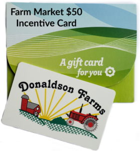 Farm Market $50 Incentive Card