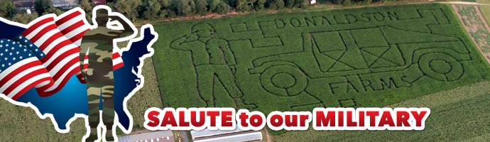 2017 Corn Maze - Salute to our Military