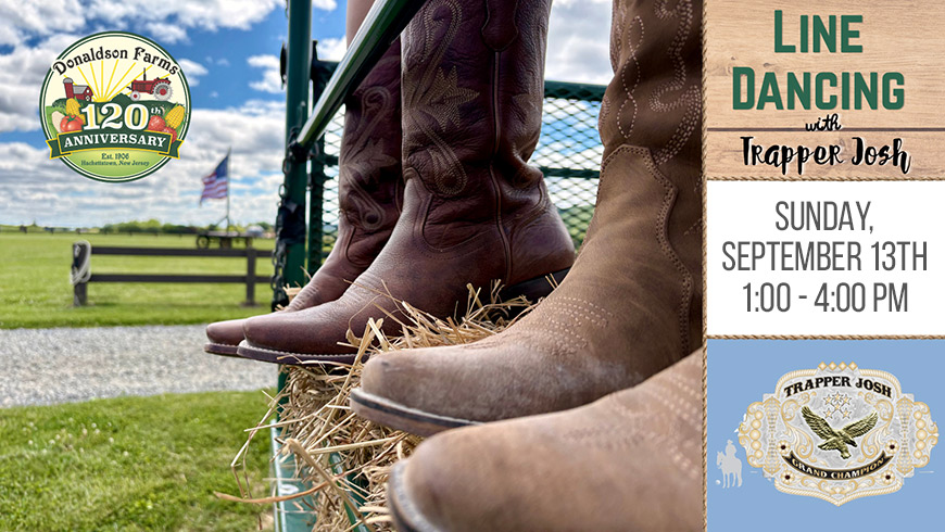 Line Dancing at Donaldson Farms - September 13, 2026
